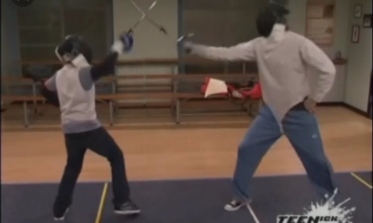 abbyxporter's tweet photo. #devinroasts fencing bensons is qUaKiNg https://t.co/KeSu1C8UCT