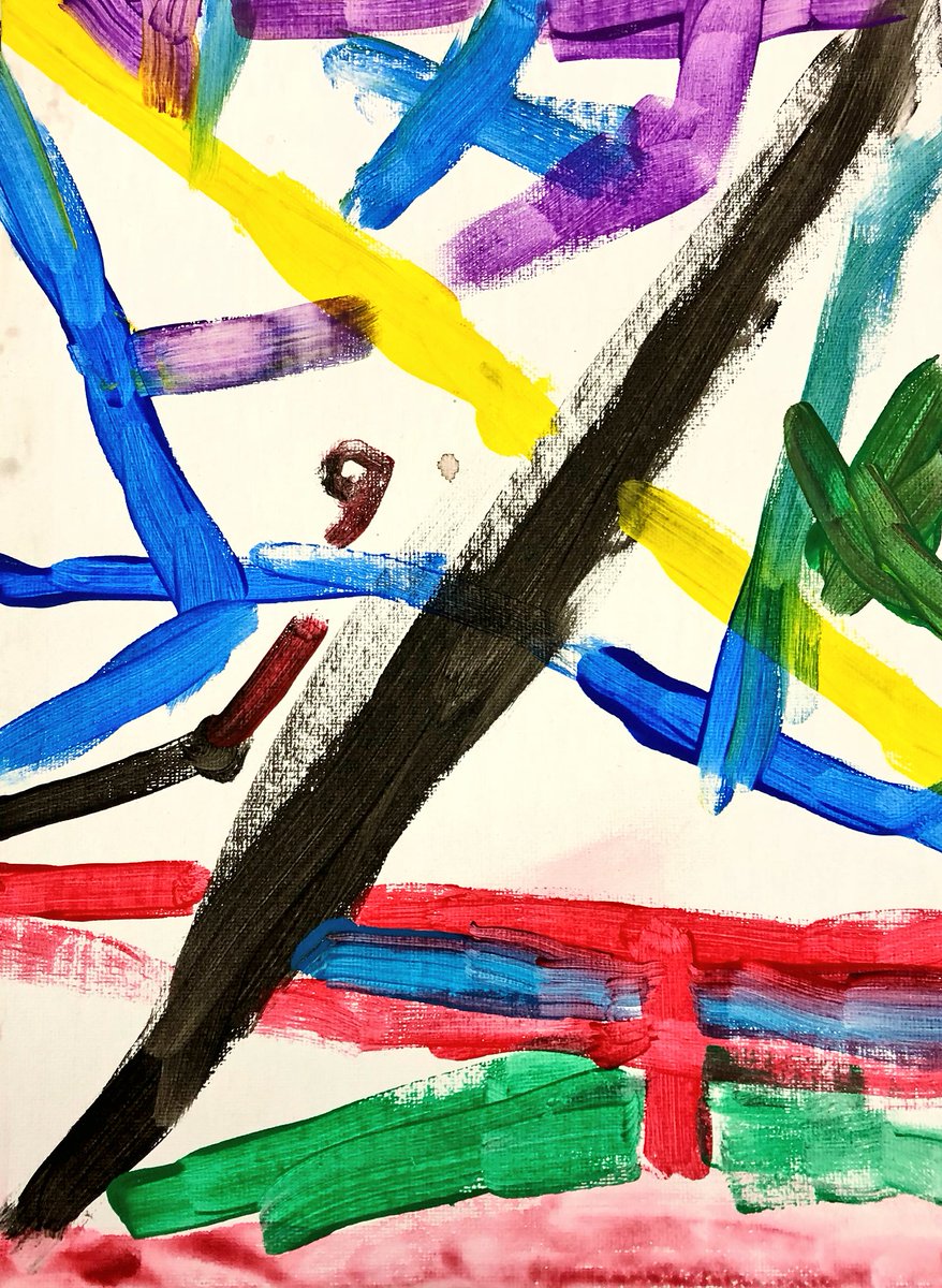 painting4PR's tweet photo. “An artist must be free to choose what he does, certainly, but he must also never be afraid to do what he might choose.” Langston Hughes

#abstractart #painting4PuertoRico #ChangeTheWorld #Kids #PuertoRico #art https://t.co/vj1aKaB8Rl