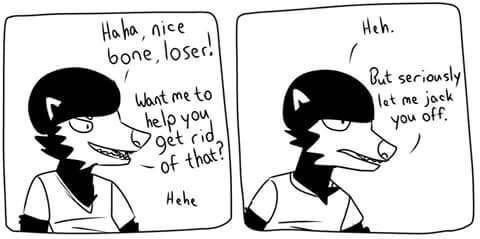 Xeretius's tweet photo. @DigbyTheGoat When you run into a new asshole you like, and you don't know how to express yourself, so you use shitty comics instead. https://t.co/HNzdxm1ry2