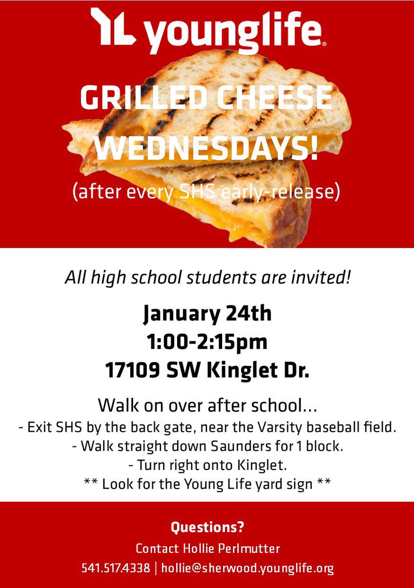 younglifeshs's tweet photo. Tomorrow!!🔥🍞🧀 https://t.co/FCh2EBIt3B