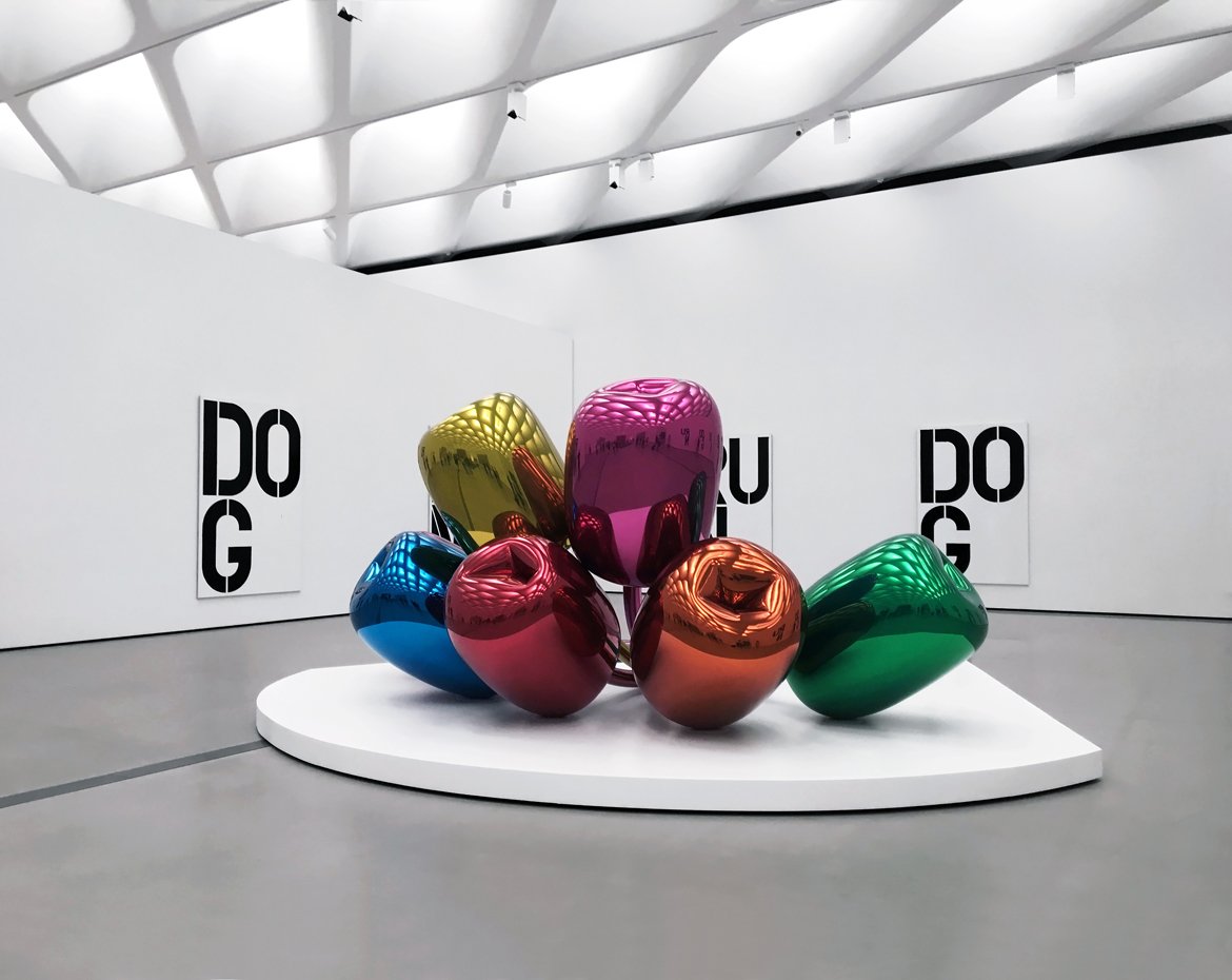 Tulips at the broad... [happy belated birthday jeff koons] ...  