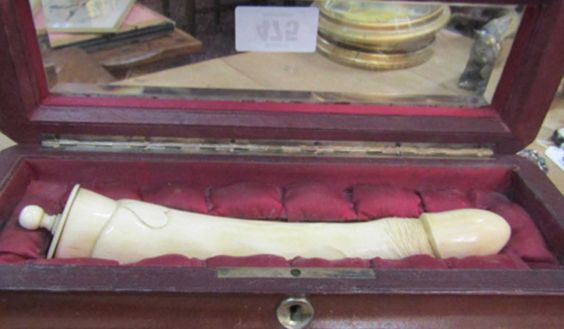 38. Victorian-era ivory sex toys.They were also known as 'Ladies’ companion’ and were used by elite members of society in the Victorian era.These toys were carved from elephant tusks and contained a receptacle in which one could keep a lock of their husband/lover's hair.