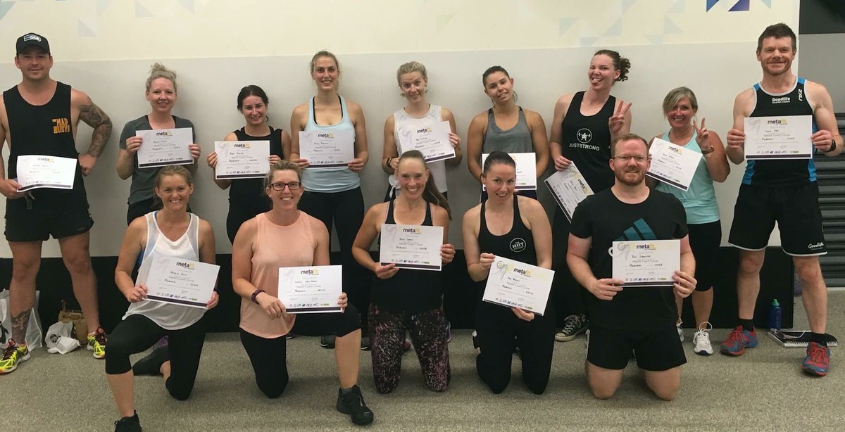 Metafit_CAN's tweet photo. Congratulations to the first Melbourne Metafit coaches of 2018! https://t.co/AIkKVpj40e