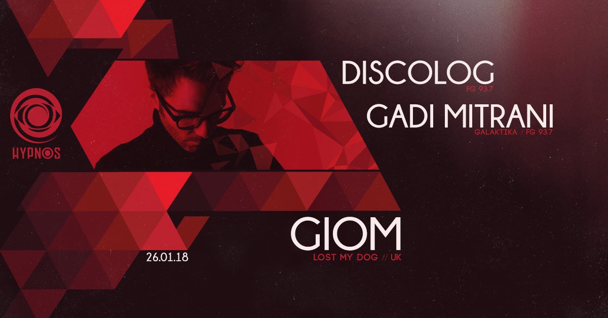 bugececo's tweet photo. #HypnosHall welcomes the French producer #Giom -headlined at Fabric, Privilege, LIV, 360 + @fg937 resident DJ @gadimitrani this coming #Friday! Deets&tix: https://t.co/HYpWxLH6oi
#electonicmusic #nightlife #BUGECE #bugececo https://t.co/a3Rzpzov39
