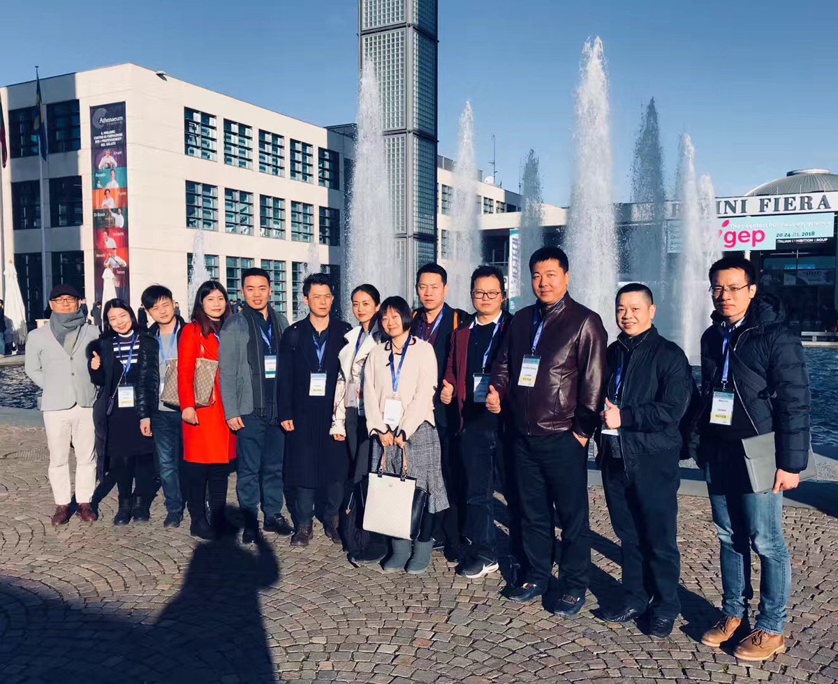 ITACanton_'s tweet photo. 12 operatori cinesi, selezionati da ITA - Agenzia ICE in Cina, sono presenti a #Sigep2018 (Rimini 21-24 gen). https://t.co/gwdrIRrmku