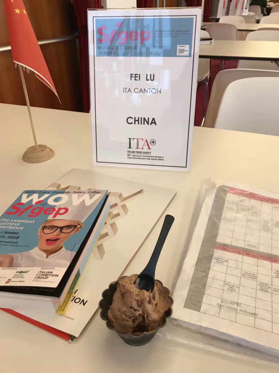 ITACanton_'s tweet photo. 12 operatori cinesi, selezionati da ITA - Agenzia ICE in Cina, sono presenti a #Sigep2018 (Rimini 21-24 gen). https://t.co/gwdrIRrmku