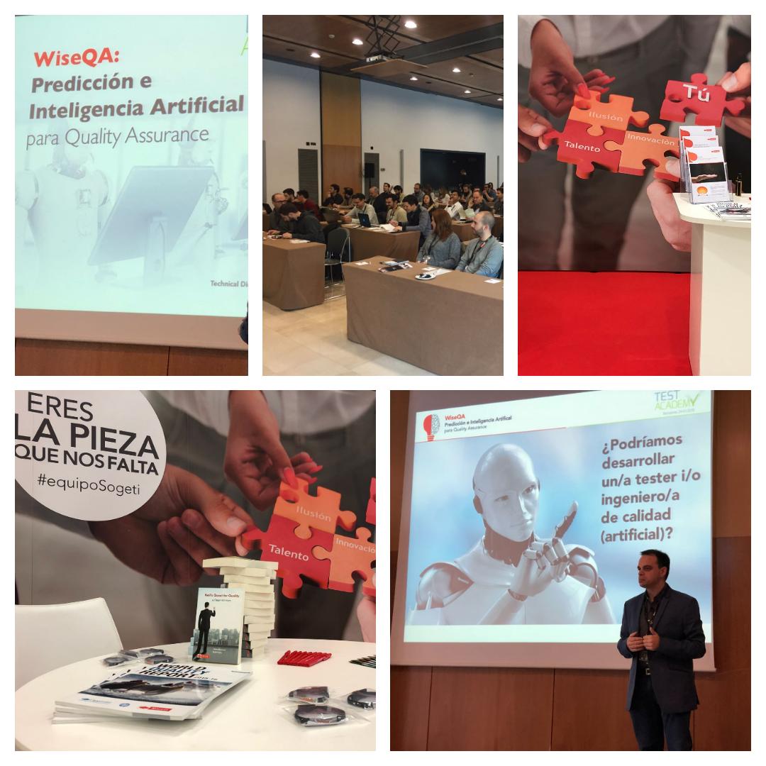 jlantonsog's tweet photo. Nueva edicion #TestAcademy18 @SogetiSpain compartimos con la comunidad de #TESTING en #Barcelona #wiseQA #InteligenciaArtificial https://t.co/tXWAtO6RED