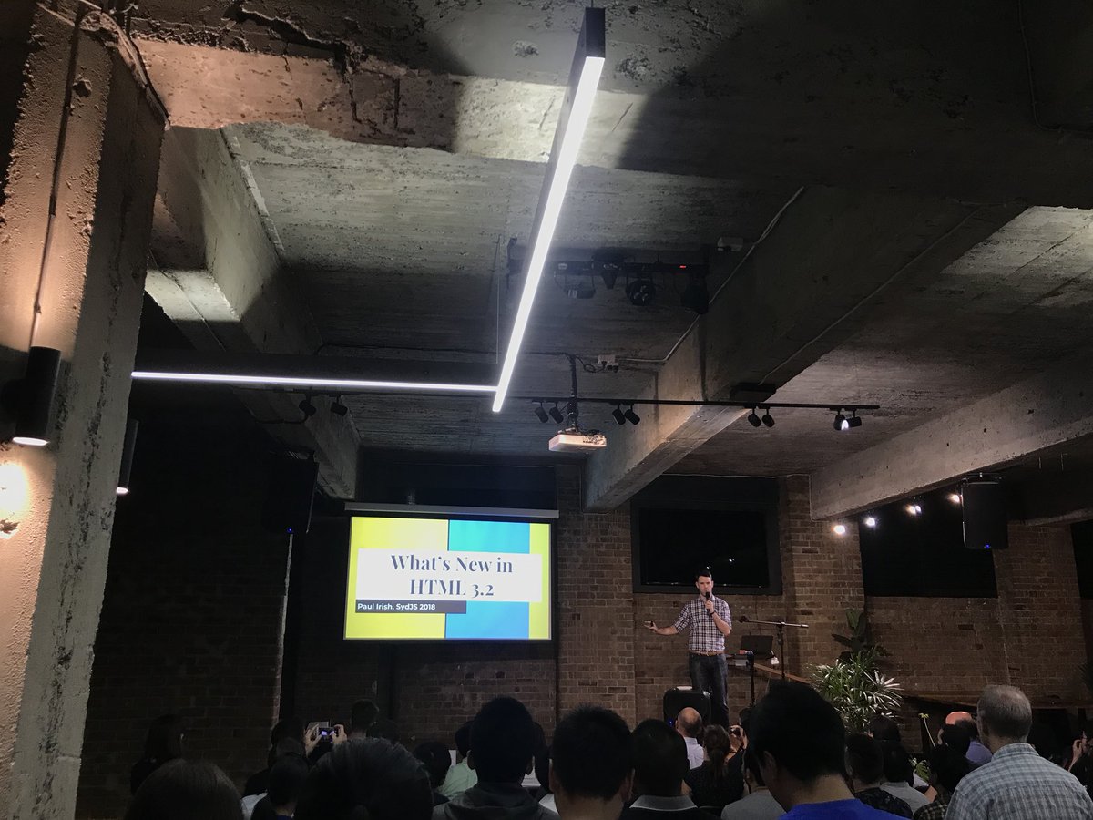 andersonaguiar's tweet image. HTML 3.2 is so amazing! Thanks @paul_irish 😂 #sydjs