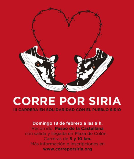 Lineamadrid's tweet photo. Únete y corre... 🇸🇾🏃
«#CorreporSiria. Carrera en solidaridad con el pueblo sirio» de @AsociacionAAPS y @FDIfundacion 👉 https://t.co/aKNVzWnXHt https://t.co/VF7WhL5owB