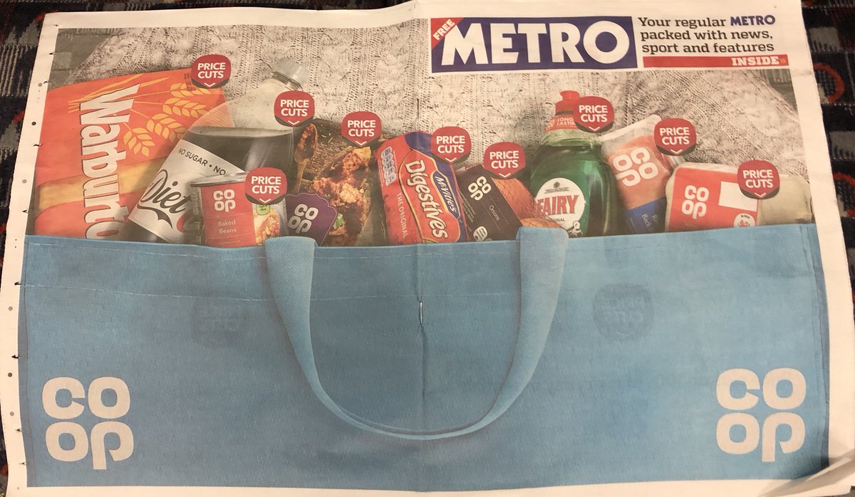 MoreMetro's tweet image. This morning’s Metro cover wrap is making us feel a little peckish...