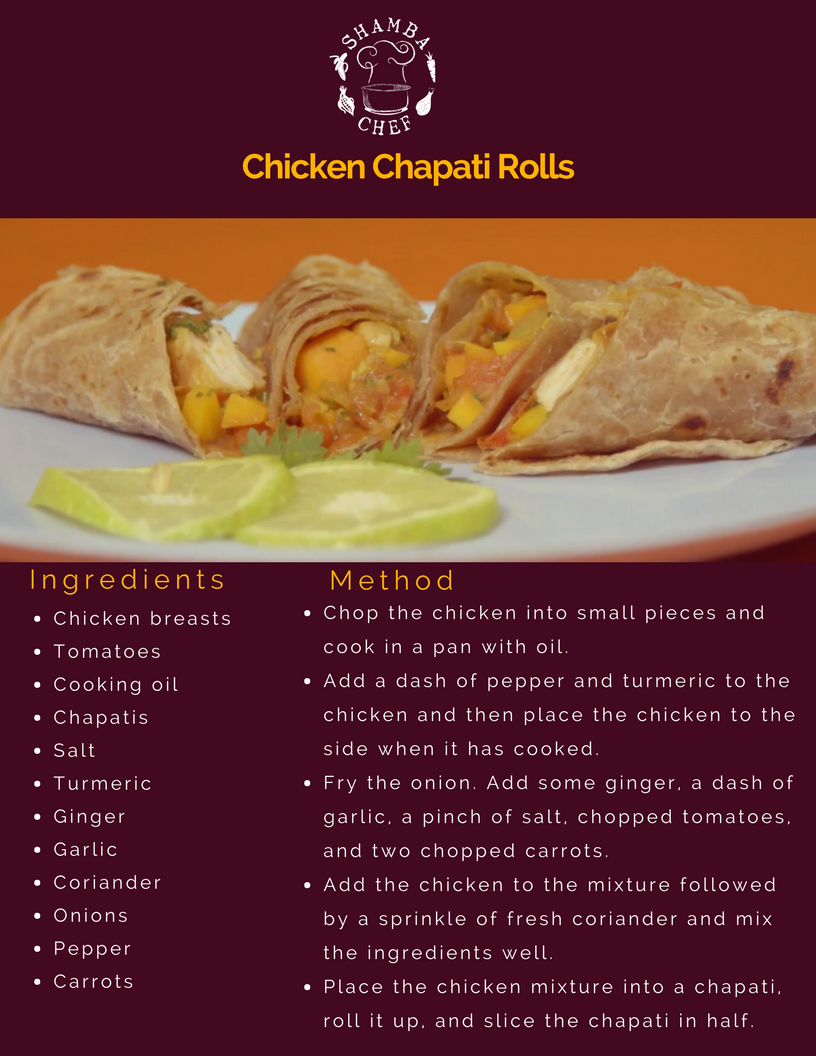 ShambaChef's tweet photo. Have you tried out this #ShambaBites Chicken Chapati recipe?

It's a simple, easy and ohhh so delicious recipe to make! https://t.co/0SlQoG5Ze7
