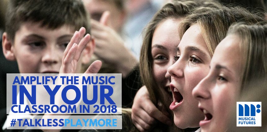 musicalfutures's tweet image. The power of music in helping us express our humanity -  “That’s one of the great things about music. You can sing a song to 85,000 people and they’ll sing it back for 85,000 different reasons.” Dave Grohl (Foo Fighters, Nirvana) #talklessplaymore