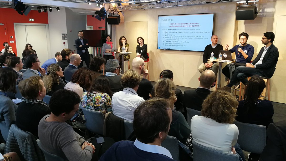 OmarElmontaser's tweet photo. Scotchante et pertinente présentation et intervention de @Hector_balas @ImpalaRocks . Bravo 👍🤙👏 #edtechobservatoire #orientation #edtech #formation #edfab #capdigital https://t.co/wYRLUPWh6p