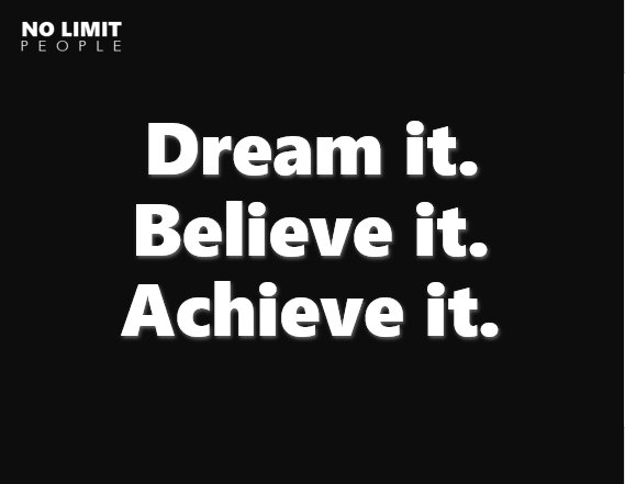 Dream it. Believe it. Achieve it. 
#dreambig #success #entrepreneurs #motivation