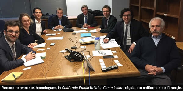 Rencontre avec nos homologues de Californie, la California Public Utilities Commission (CPUC - <a href="/californiapuc/">California PUC</a>), régulateur californien de l’énergie.

#Prospective_CRE