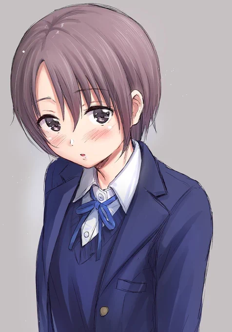 クリスタで色塗りの練習してたけどモニタが鮮やかすぎるのか他ので見ると思ってた色よりくすむ… 