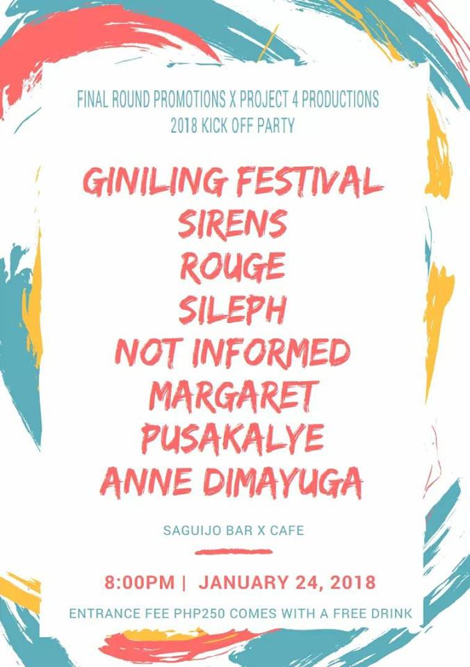 arkihenrii's tweet photo. @SaguijoOfficial mamaya! Tara! Ganda ng lineup!!!! 😍
#FinalRoundPromotions #Project4Productions #Kickoff2018 https://t.co/WIog7wJQNV