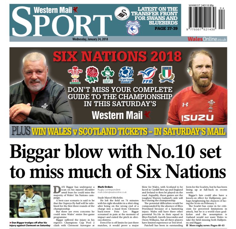 MPsportsdragon's tweet photo. Max Boyce's fly half factory might have to re-open https://t.co/hwOiMNIEa8
