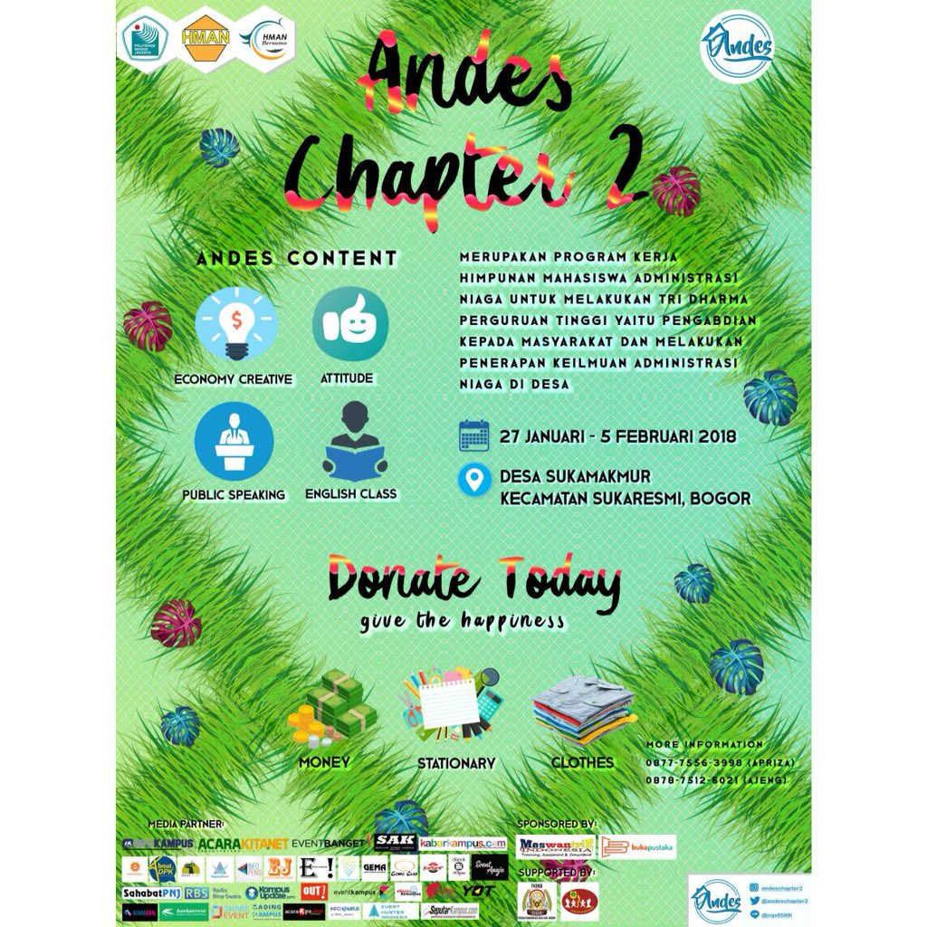 AboutDpk's tweet photo. Come on join with us to share the happiness and don't forget to give your best donation
☎ For more information:
📱0877-7556-3998 (Apriza)
📱0878-7512-6021 (Ajeng)
➖➖➖➖➖➖➖➖➖➖
Keep update with us : 
Twitter: @andeschapter2
Instagram: andeschapter2
Line@: @oqs8588i https://t.co/PriBm2cFEq