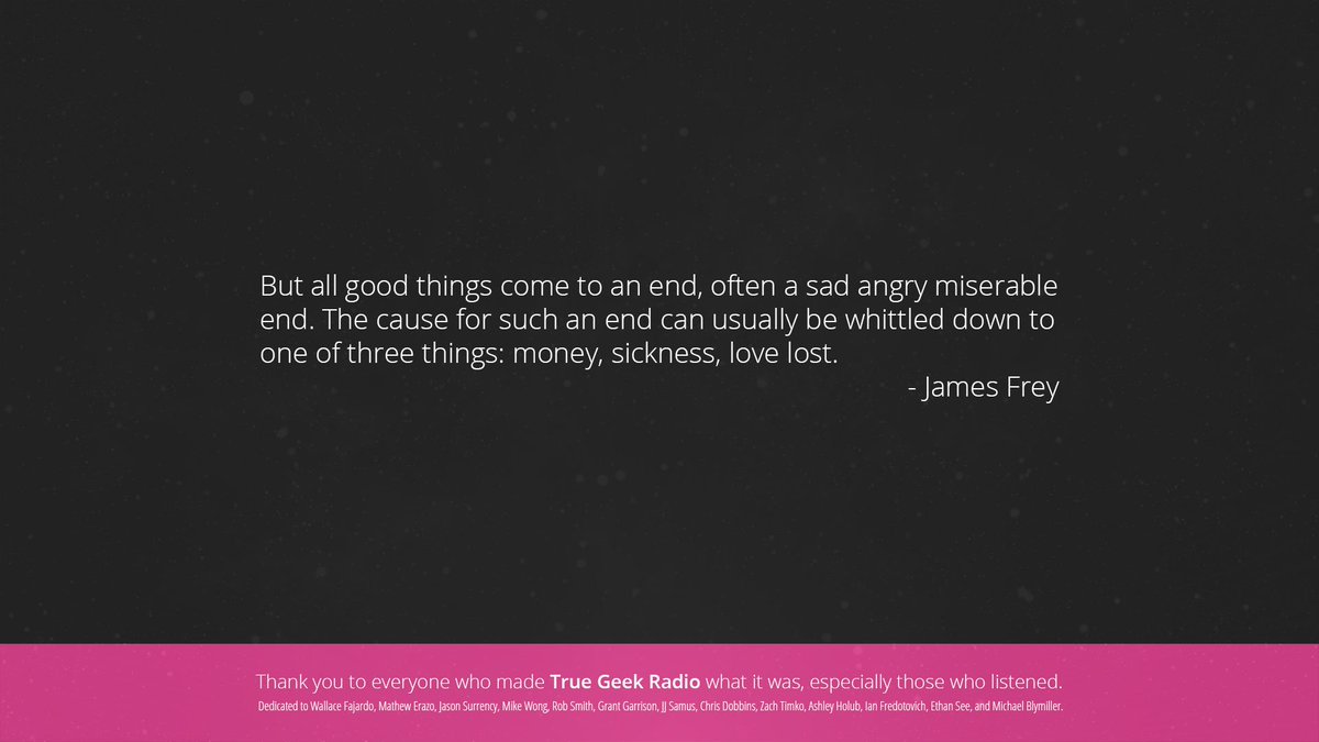 TrueGeekRadio tweet picture