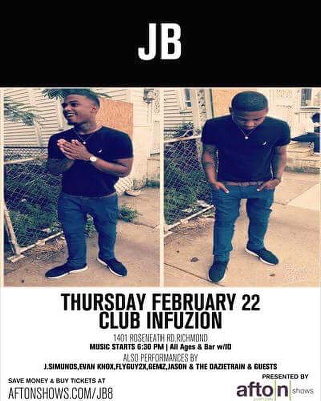 _JB2wavyy's tweet photo. FEB 22 RICHMOND VA @ CLUB INFUZIONS‼️‼️ HIT ME FOR TICKETS‼️ https://t.co/3IuAMLawdP