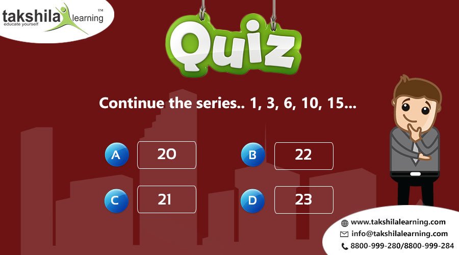 TakshilaLearn's tweet photo. Guess the right answer
For online classes please visit our website https://t.co/p5NIICsoqL 
#eLearning #education #PendriveCourse #SchoolCourse #BankCourse #OnlineLearning  #Students #quiz #maths #mathematics #math # https://t.co/GsxK0PWPuu