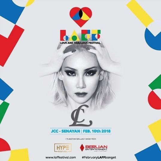 YES24ENT_ID's tweet photo. LAF Festival - Love and Fabulous Festival bakal kehadiran #CL loh! Jangan sampai ketinggalan event satu ini 16 Feb di JCC Senayan. Hadir juga #Raisa #Yura #Andien #AnneMarie dll! Beli tiketnya sekarang juga di #YES24 !! Klik disini: https://t.co/J1tnlAzb32 #LAFFEST https://t.co/dkYxL1ihXg