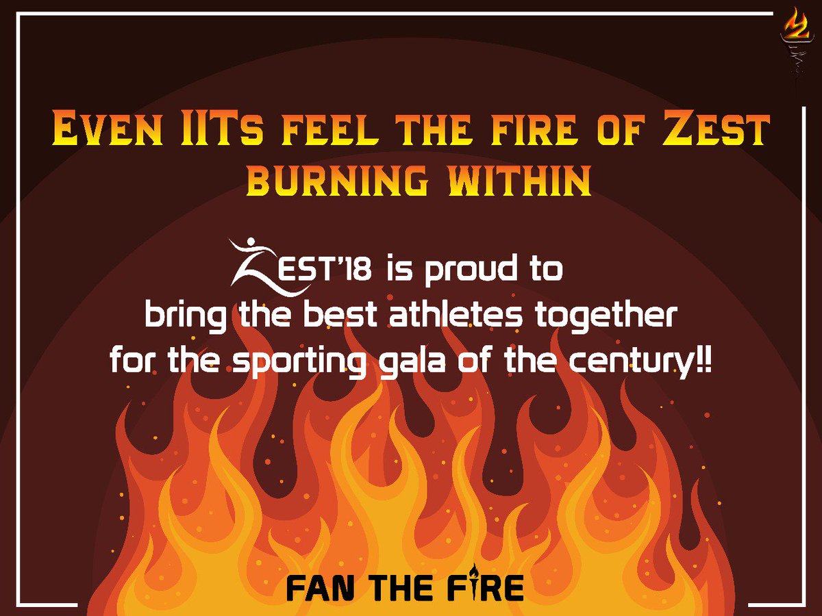 ZestCoep's tweet photo. @ZestCoep is back in 2018 with a theme of 'Fan The Fire🔥' Zest promises to unearth the hidden talent within you all. Let's make it happen.
#Zest18
#CoepZest
#1DayToGo
#TheFinalCountdown https://t.co/1crZATWy5X