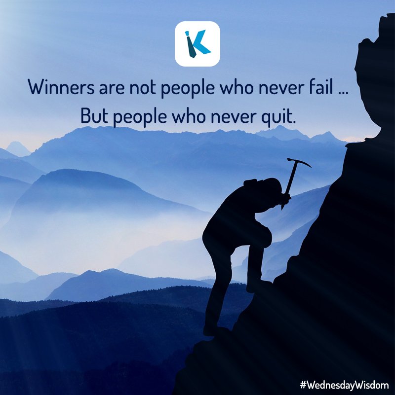 Kwikard01's tweet photo. #Winners are not people who never #fail ... But people who never #quit #success #dontgiveup #workhard #Wednesdaywisdom.
https://t.co/ulzzjnGpRz https://t.co/3XXrWjfZqn