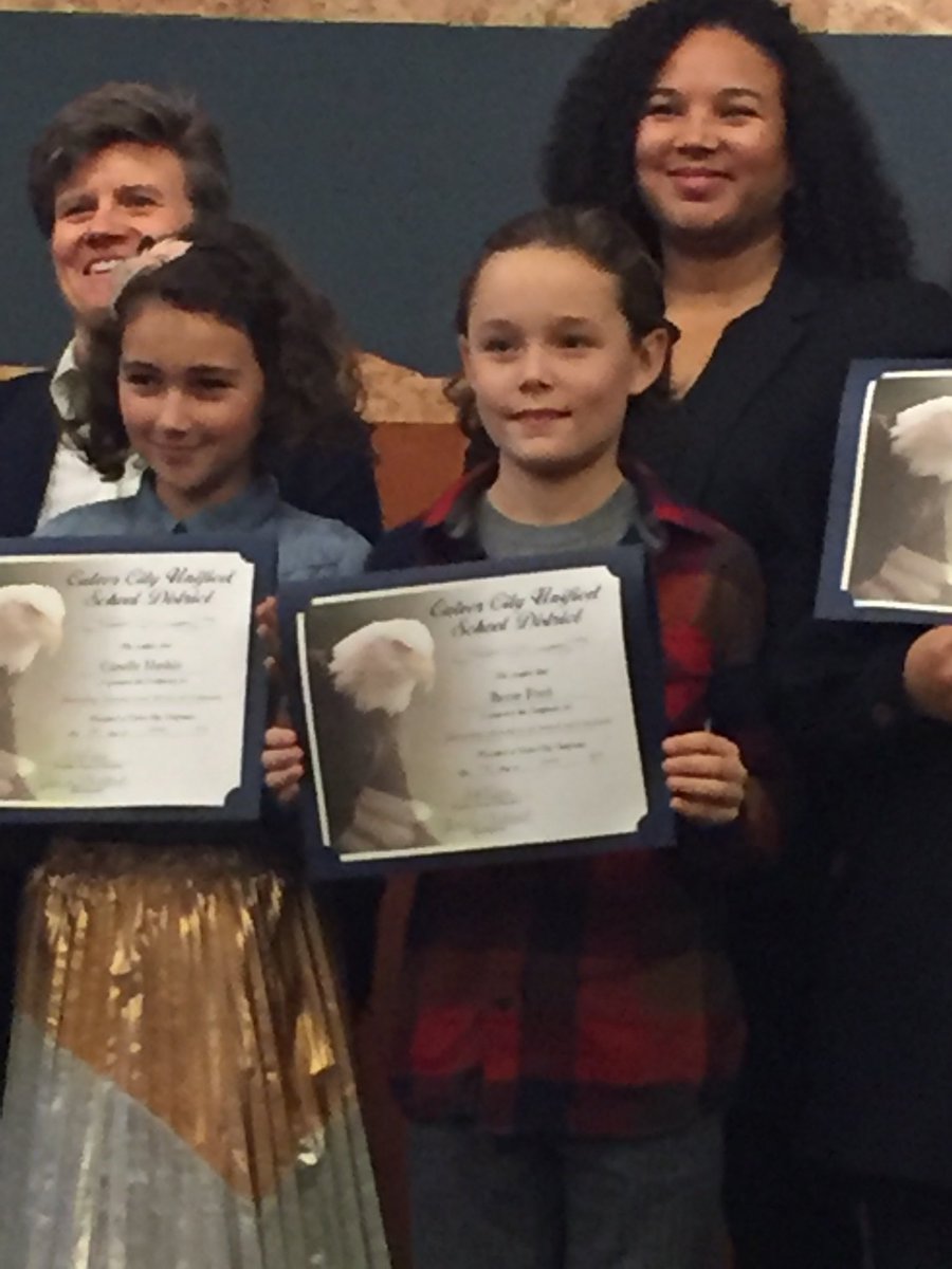 LinwoodEHowe's tweet photo. Congratulations Reese! #lin_howe’s citizen of the month! #culverpride https://t.co/r44J7I2EyF