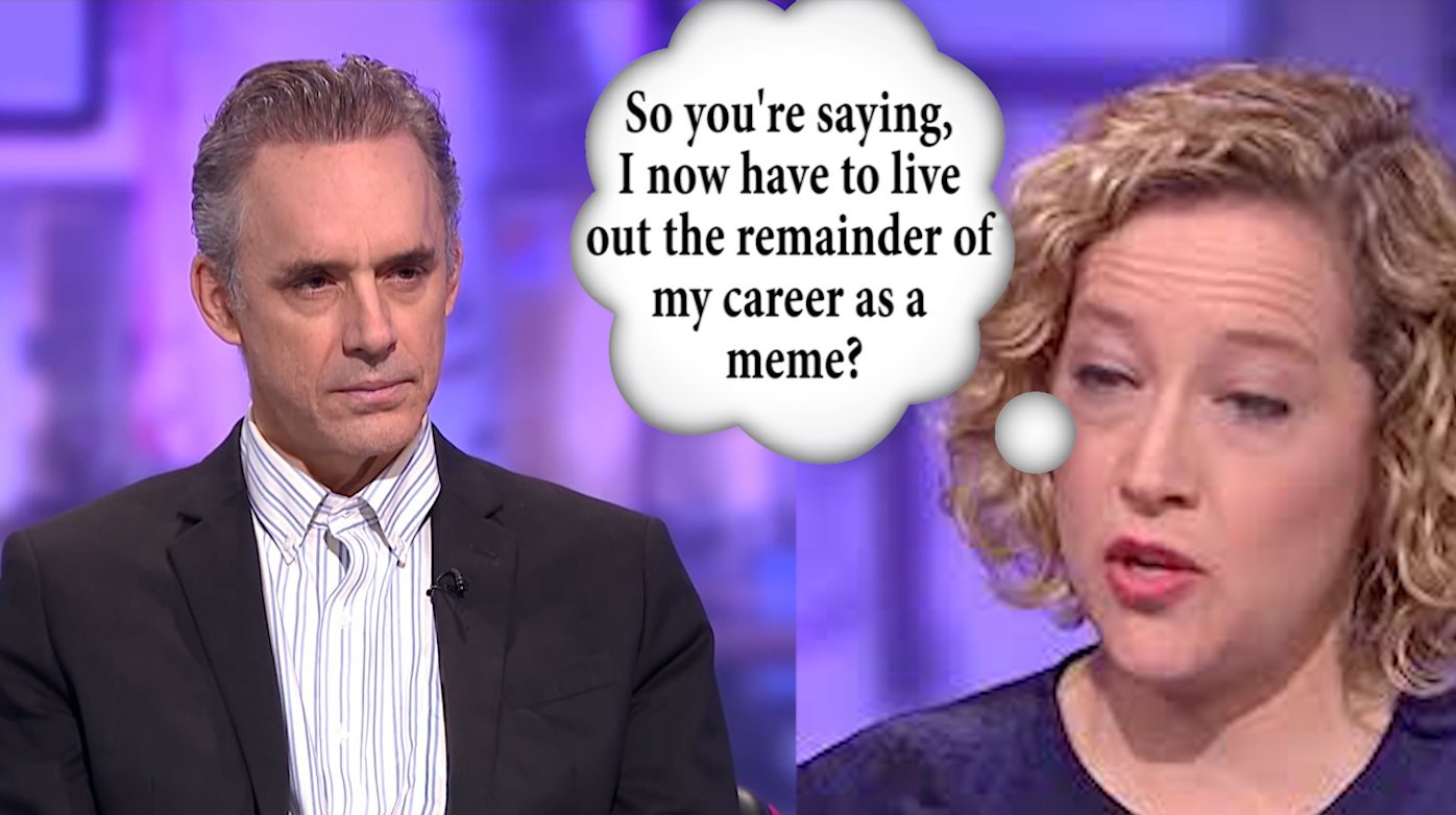 Rede tryk rustfri MIGGY 101 on Twitter: "Jordan Peterson Versus Cathy Newman (VERY FUNNY)  (added extra spicy memes) https://t.co/VsZsfFig7k https://t.co/FbLHnemecg"  / Twitter