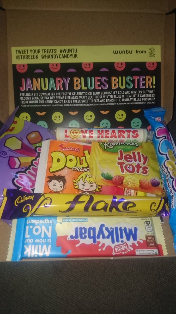 I #wuntu thank you for the sweet treats with this mornings post! 🤣😋 *nom nom*

<a href="/ThreeUK/">Three UK</a> <a href="/HandyCandyUK/">Handy Candy</a>