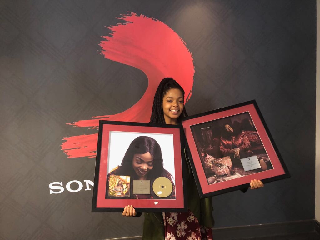 We made RoseGold in my home and now it streams all over the Globe (literally) Welldone to a solid team thank you God and all the people who bought the album and supported the music always, we certified Gold and Platinum on The single #Suited 🚺💋