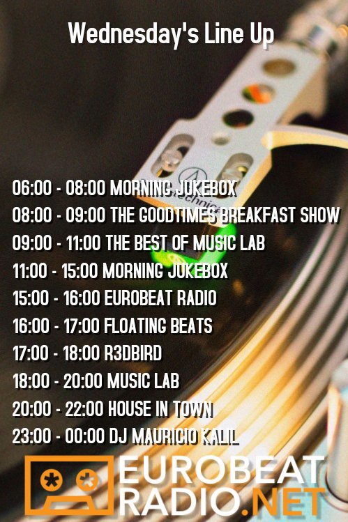 RadioEurobeat's tweet photo. Wednesday is here..... What....  Half way.....
Better tune in .... https://t.co/zm8uTnKw4w https://t.co/UkqC4bMr1s