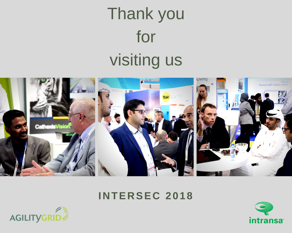 intransa's tweet photo. Thank you for visiting us at @IntersecExpo 2018 ! #AgilityGrid #Intransa  #CCTVsolutions #CitySurveillance #Tech #Smartcity #tech #smartcities #innovation #AI #security #surveillance https://t.co/MRRThWXuWT