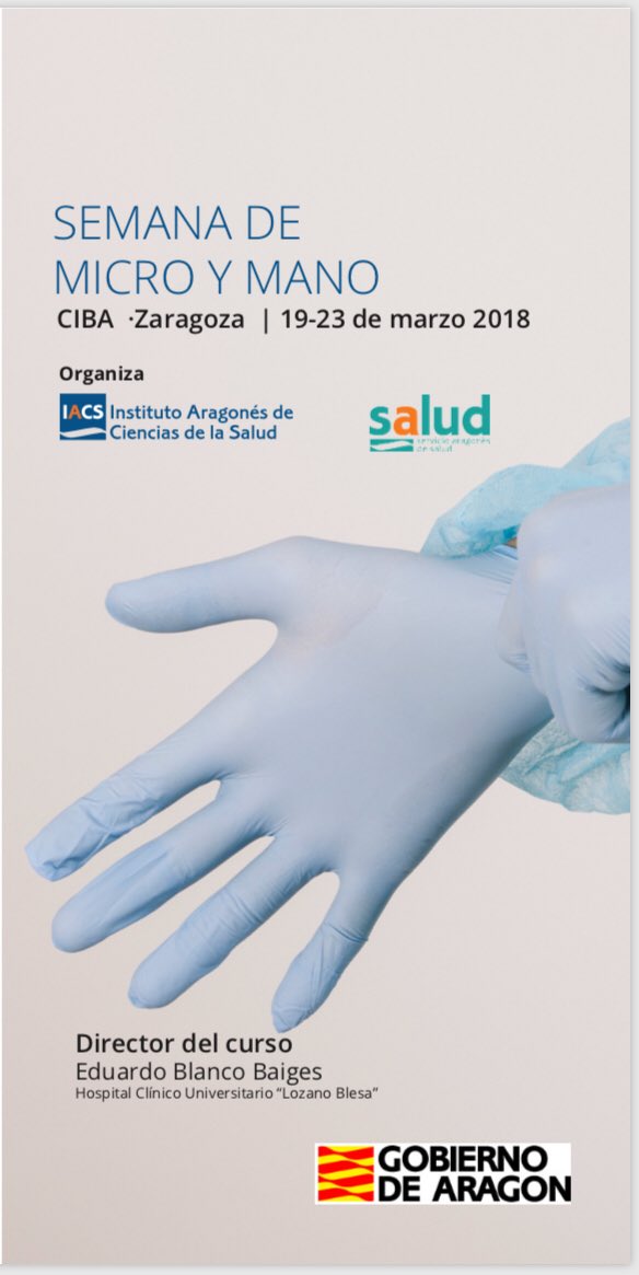 DrFPolo's tweet photo. Nueva edición del mejor #CURSO DE #MICRO Y #MANO de España. Cualquier aspirante a #Cirujano de Mano NO SE LO PUEDE PERDER. Nos vemos en #Zaragoza un año más del 19 al 23 de Marzo. Nivel 🔝🔝.  ¡¡Difundid!! https://t.co/zGaMD7KNH6