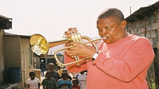 StokFellaSA's tweet photo. Bra Hugh Masekela's music was a soundtrack to most stokvel-club gatherings in most South African townships from Kofifi down to Soweto via Alexandra towards a sustainable wealth... "Ons se los daai ding" as we carry your trumpet as a guiding light #RIPHughMasekela #LegendHasFallen https://t.co/mzPtBi7GU8