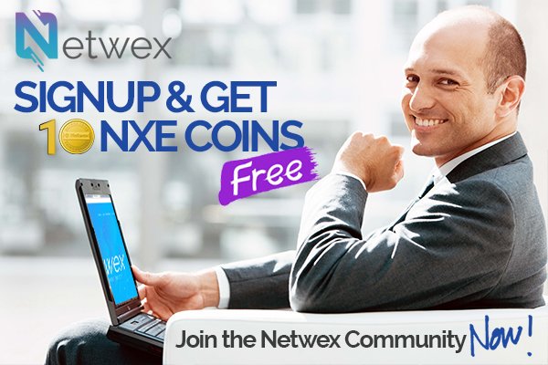 NetwexCoin's tweet photo. New Prelaunch CryptoCoin Offer By Netwex - Get 10 NXE Coins, the latest cryptocurrency on the block, FREE for just signing up at their website. Join Now - https://t.co/ropim4f2LK  

#NXE #Netwex #WednesdayWisdom https://t.co/ge7SFJBH1S