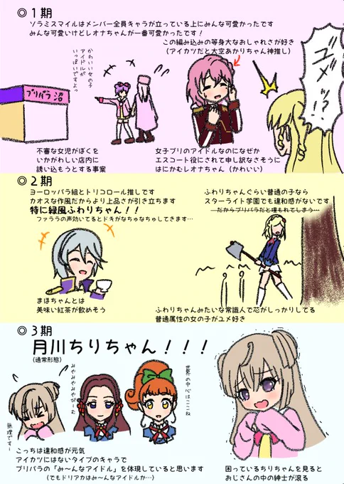 以前プリパラを全話視聴した時の感想です
アイカツおじさん目線なのはスルーしてください…

本当に可愛くて面白くて素晴らしい作品です
みんなプリパラ見て
#pripara 