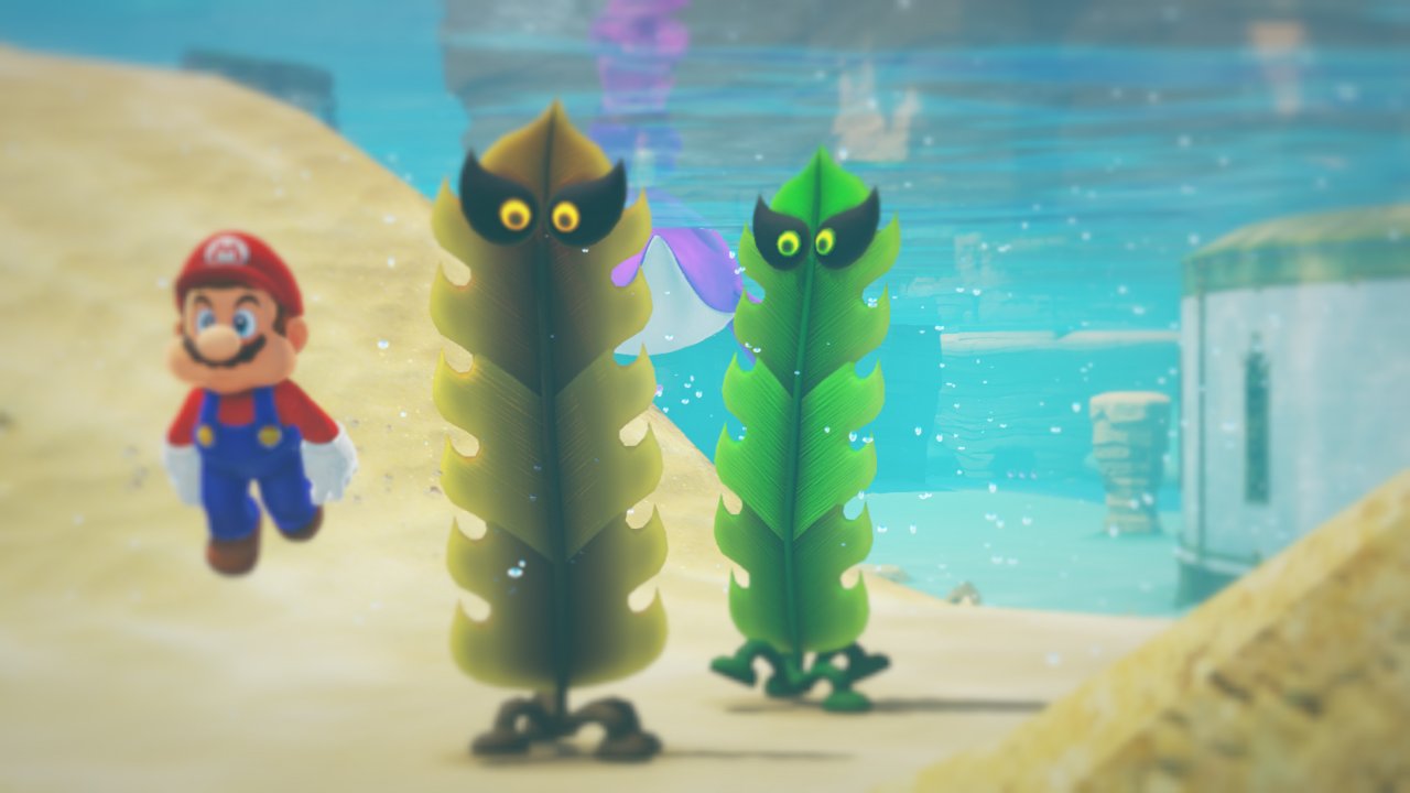 Twitter 上的 スーパーマリオ オデッセイ 海の国や湖の国に生息する コンブー 倒しても倒しても水底から現れて マリオを目がけて寄ってきます コンブーに取り囲まれたときには 帽子を 回転投げ するのがおススメです T Co L61u49to8u Twitter