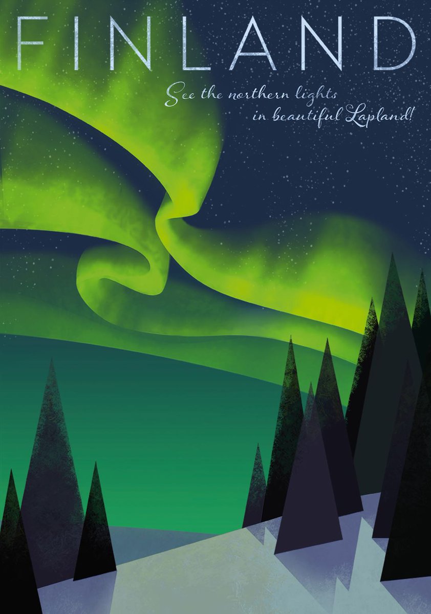 What should the travel poster for Finnish Lapland look like? Cast your vote! myfinlandposter.com/en/vote/ @SekHelsinki @VisitRovaniemi @OurFinland @Arktikumlapland