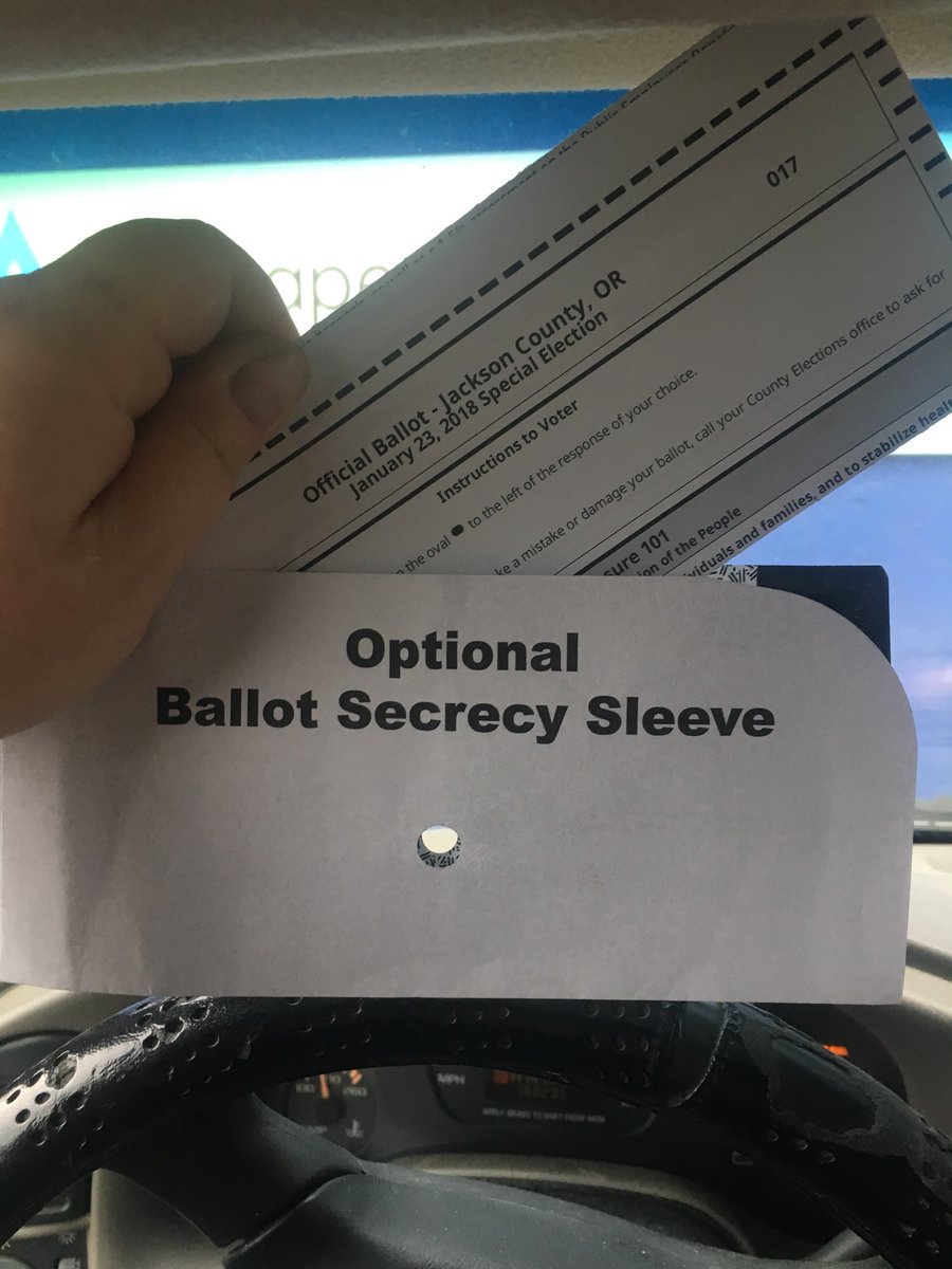 ewoksamongus's tweet photo. Voting in #Oregon #YesOn101 #MailInVotingWorks (or you can just drop it off) https://t.co/2wQTpjLQ8b