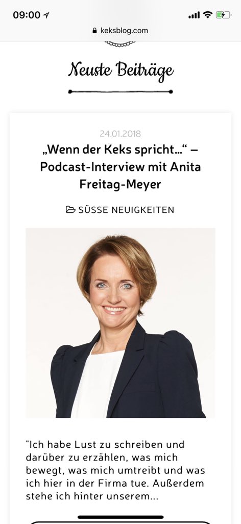 KeksFreitag's tweet photo. „Wenn der Keks spricht…“ – Podcast-Interview mit Anita Freitag-Meyer – Hans Freitag Blog https://t.co/B6X2pXZgk5 https://t.co/gy8xO2sYPQ