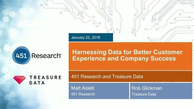 TreasureData's tweet photo. On Demand: How to use the customer data you already have to better know your customer. Get to the heart of customer experience and loyalty and empower your marketing team. https://t.co/S25rZYYToZ #dataanalytics https://t.co/jEUtWSnEvp