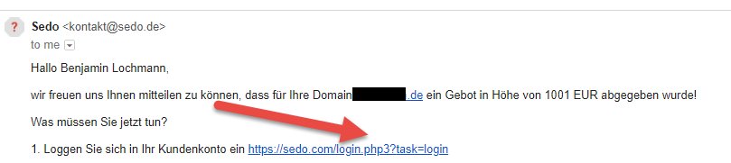 BLochmann's tweet photo. Coole Login-URL die @sedo da hat #php3
(Ist mir schon klar, dass sie nicht auf php3 laufen, hoffentlich) https://t.co/ZTZMS4snew