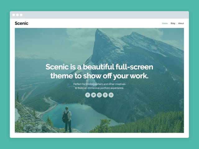 precrafted's tweet image. Check out Scenic – a beautiful and minimal full-screen #WordPress #theme – perfect for photographers! crwd.fr/2E09jJZ