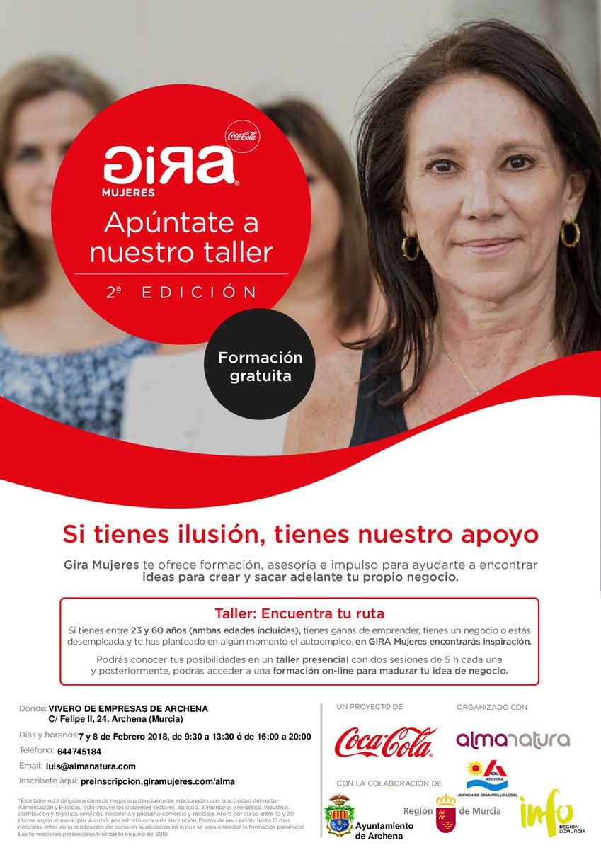 AytoArchena's tweet photo. 😀¡Buenos días!
¿Tienes una idea de negocio? Desde el ayuntamiento de #Archena te ayudamos a #emprender . Despega con la ayuda de #ArchenaSmart Vivero de #empresas.
SI TIENES ILUSIÓN TIENES NUESTRO APOYO https://t.co/lgGtQyK4Lv