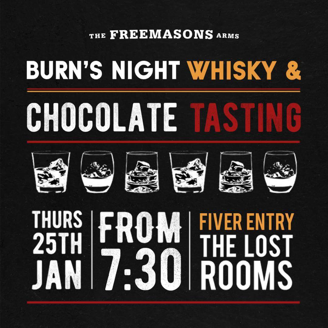 101tfa's tweet image. Just a reminder this Thursday! Our Burn's Night, whisky and Chocolate tasting! Hosted by the brand Ambassador of Whyte &amp;amp; Mackay!