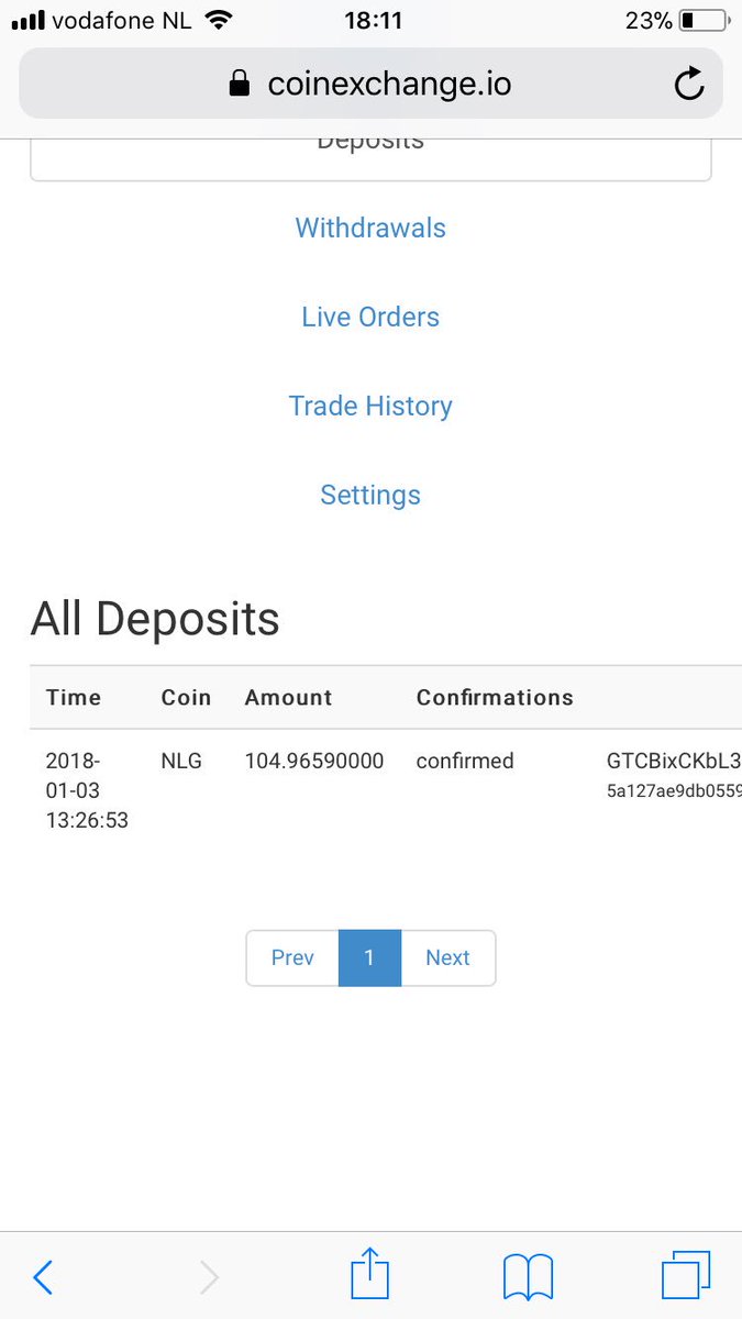 larsvanderpol's tweet photo. @CoinExchangeio help me ? My deposit is confirmt 300+ and still no new deposit ? Ticket :#63262 https://t.co/tUsn172wXi