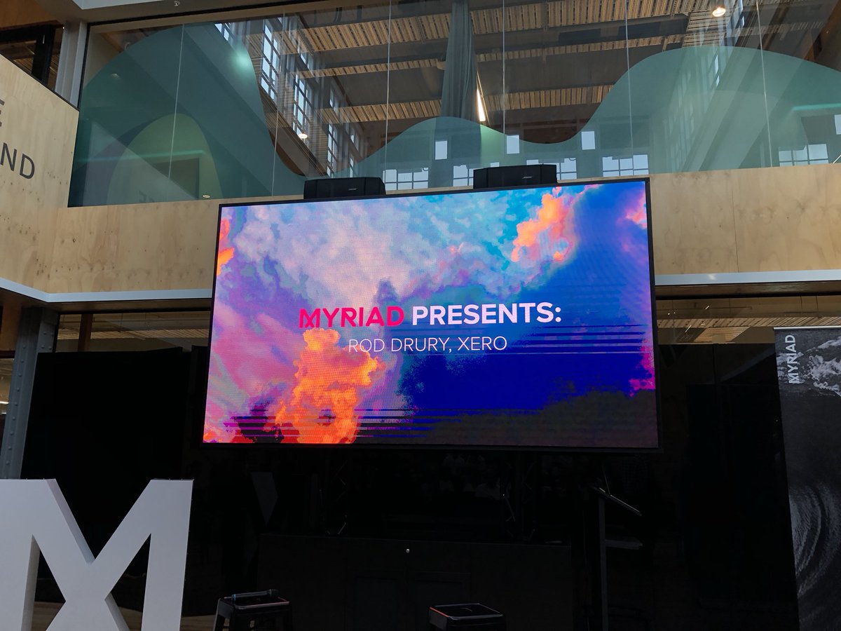 leigh_grig's tweet photo. Yay! Rod Drury from Xero at Myriad tonight #winning https://t.co/TPWRR58Hb0